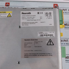 Bosch Rexroth Hcs02.1E-w0070-a-03-nnnn Indradrice C Compact Converter