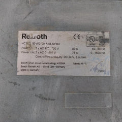 Bosch Rexroth Hcs03.1E-w0100 Compact Converter 3 X Ac 400…500V 80A
