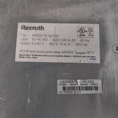 Bosch Rexroth Hcs03.1E-w0100 Singal Axis Compact Converter 42000A