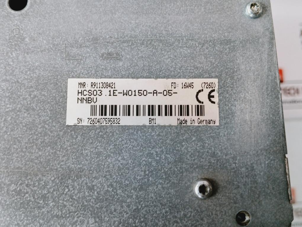 Bosch Rexroth Hcs03.1E-w0150-a-05-nnbv Indradrive Compact Converter Dc 24V, 3A