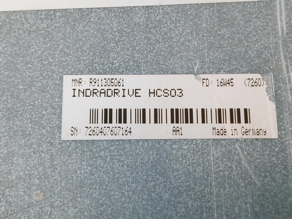 Bosch Rexroth Hcs03.1E-w0150-a-05-nnbv Indradrive Compact Converter Dc 24V, 3A