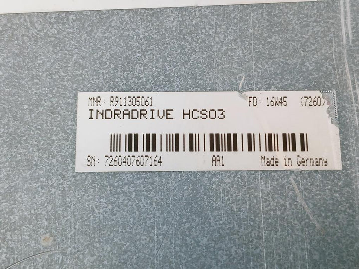 Bosch Rexroth Hcs03.1E-w0150-a-05-nnbv Indradrive Compact Converter Dc 24V, 3A