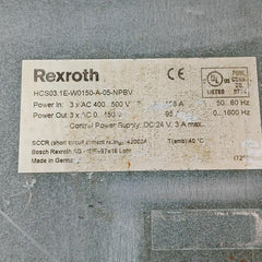 Bosch Rexroth Hcs03.1E-w0150-a-05-npbv Compact Converter 42000A 40C