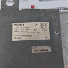 Bosch Rexroth Indradrive C Hcs03.1E-w0100-a-05-npbv Compact Converter Dc 24V, 3A