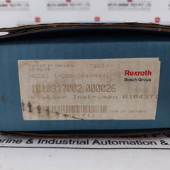 Bosch Rexroth HSZ01.1-D08-D04-NNNN Power Supply DC 24V 3.4 A 18W05