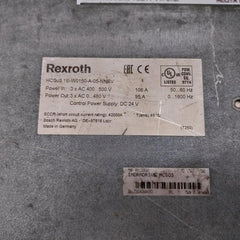 Bosch Rexroth Hcs03.1E-w0150-a-05-nnbv Compact Converter Indradrive C Dc 24V