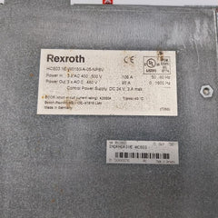 Bosch Rexroth Indradrive Hcs03 Hcs03.1E-w0150-a-05-npbv Compact Converter Axis