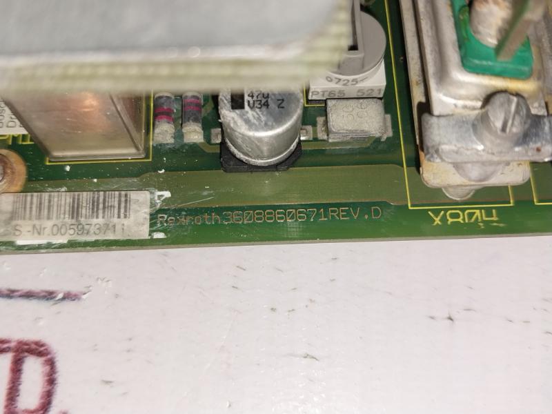 Bosch Rexroth Ltu350 3-phase Servo Amplifier Module 3608860671 Rev D