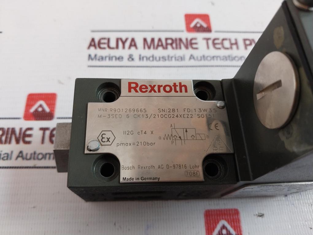 Bosch Rexroth R901269665 Hydraulic Solenoid Valve