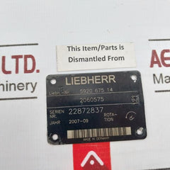 Bosch Rexroth R902066595 Cradle Bearing Shell 19 Meter An3516 614C80 5920 675 14