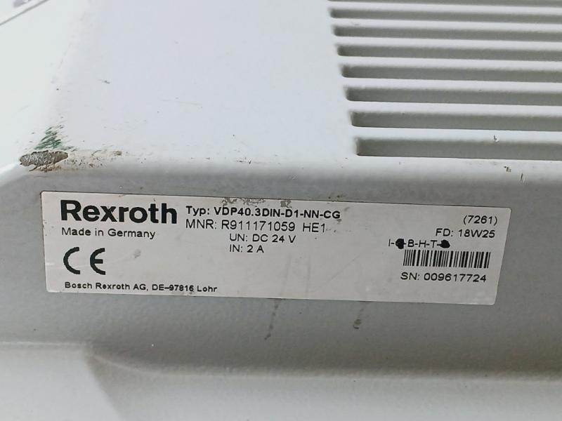 Bosch Rexroth Vdp40.3Din-d1-nn-cg Control/Display Unit