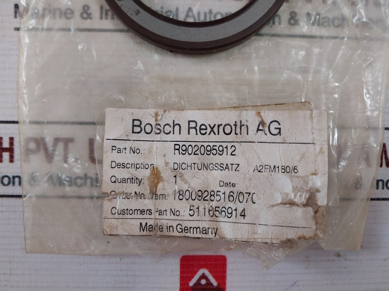 Bosch Rexroth R902095912 Luff Main Hoist Hyd Motor Sealing Set 511656914