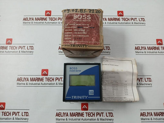 Boss Power Meter Trinity 3P4W 500 Vac Class 1.0