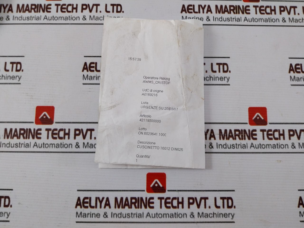 Bosung 16012 Cuscinetto/Bearing