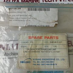 Bosung 70-110-12 Oil Seal For Travelling Unit 70X110X12/13