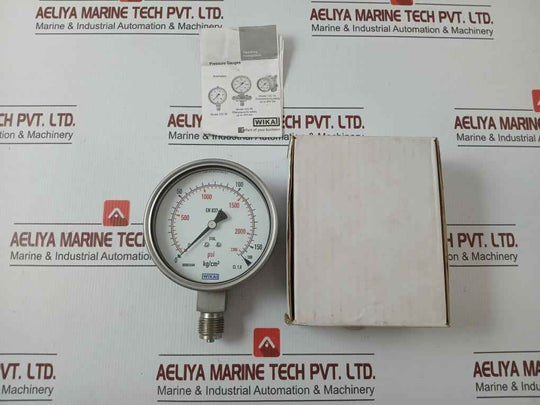 Bourdon Tube Pressure Gauge 0 To 160 Kg/Cm2 230.20.100 Wika
