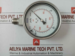 Bourdon Tube Pressure Gauge 0 To 160 Kg/Cm2 230.20.100 Wika