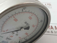 Bourdon Tube Pressure Gauge 0 To 160 Kg/Cm2 230.20.100 Wika