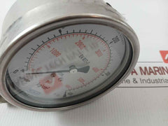 Bourdon Tube Pressure Gauge 400 Kg/Cm2 & Psi 232.50.100 Wika