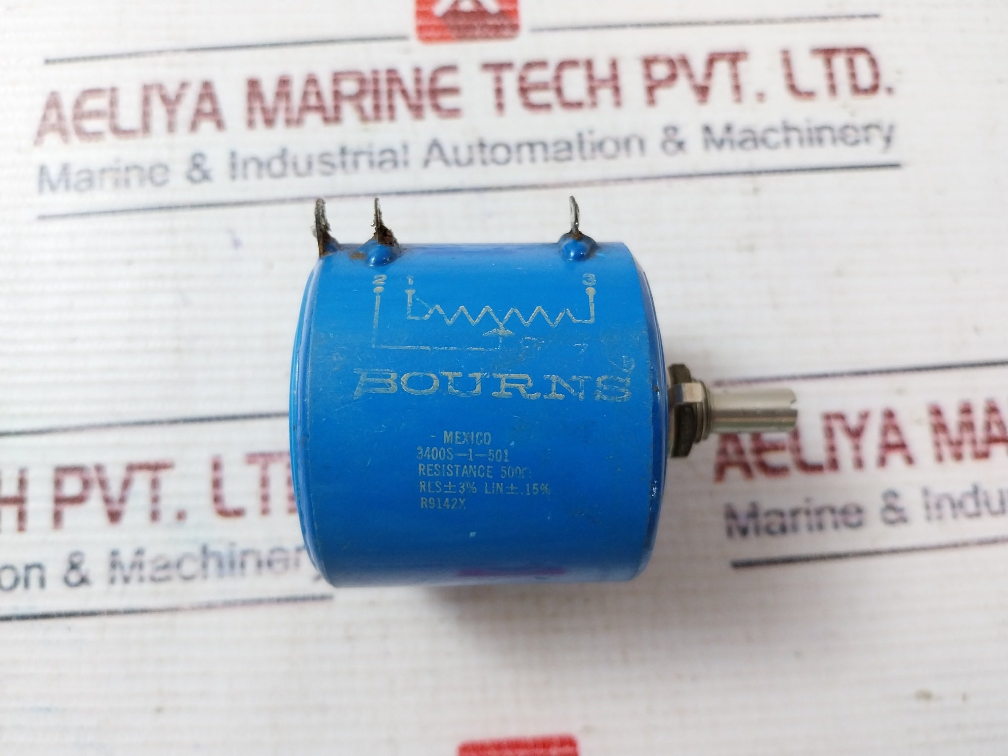 Bourns 3400S-1-501 Potentiometer 500 Ohm