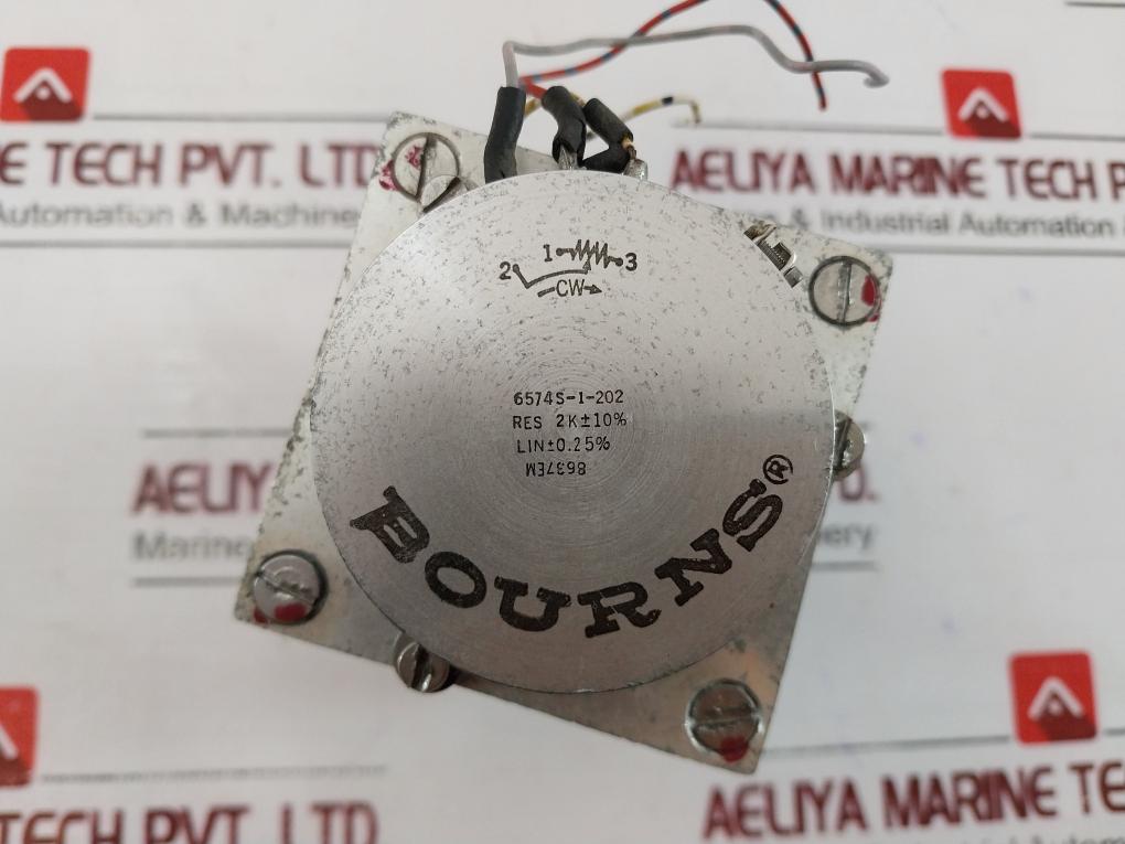 Bourns 6574S-1-202 Potentiometer 2K ±10%, Lin ±0.25%, 8637Em