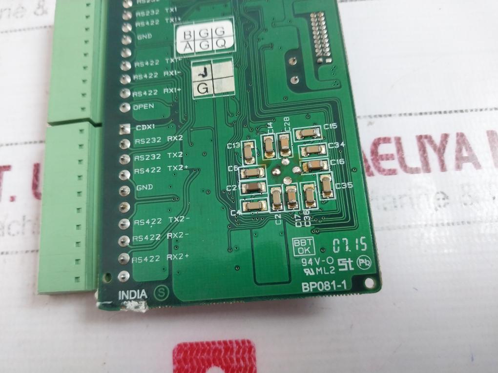 Bp081-1 Serial Commn I/O Interface Card 15031027 94V