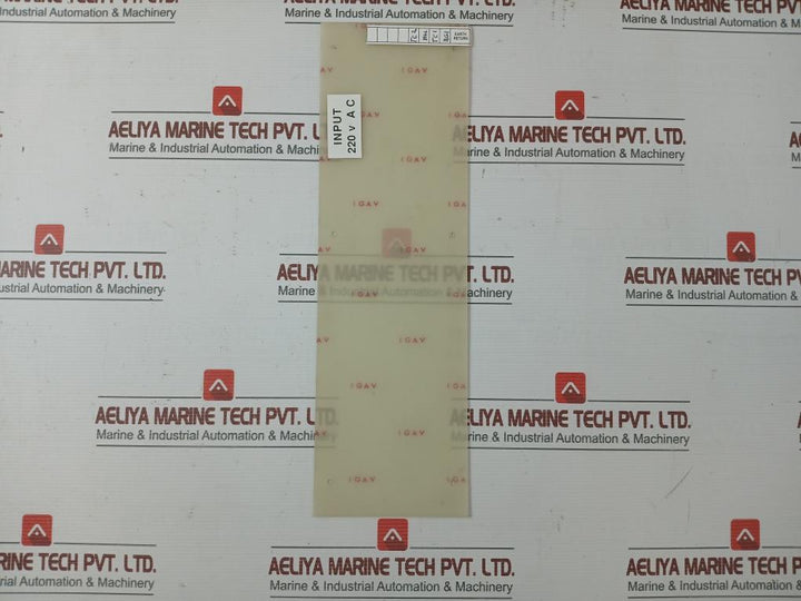Bp 3399 Control Card (Mgps And Iccp) Input - 220V Ac, Cathelco