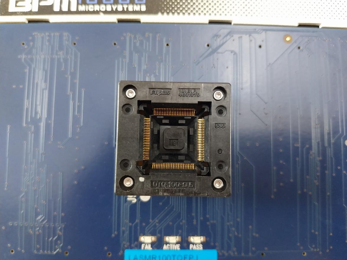 Bpm Microsystems Asmr100Tqfpj Socket Card Module Rev: A 94V-0/V