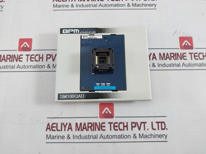 Bpm Microsystems Fsm100Qad Socket Module 100 Pin Qfp Sm100Qad Rev. C