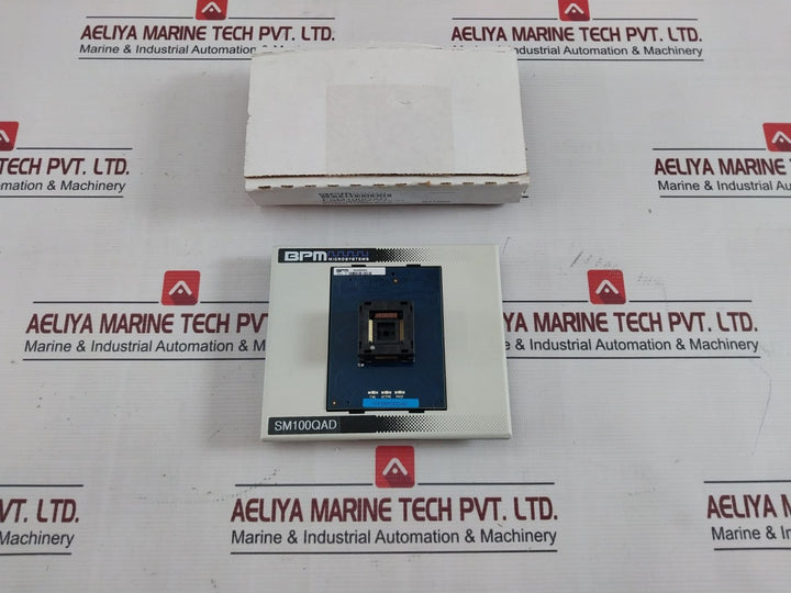 Bpm Microsystems Fsm100Qad Socket Module 100 Pin Qfp Sm100Qad Rev. C