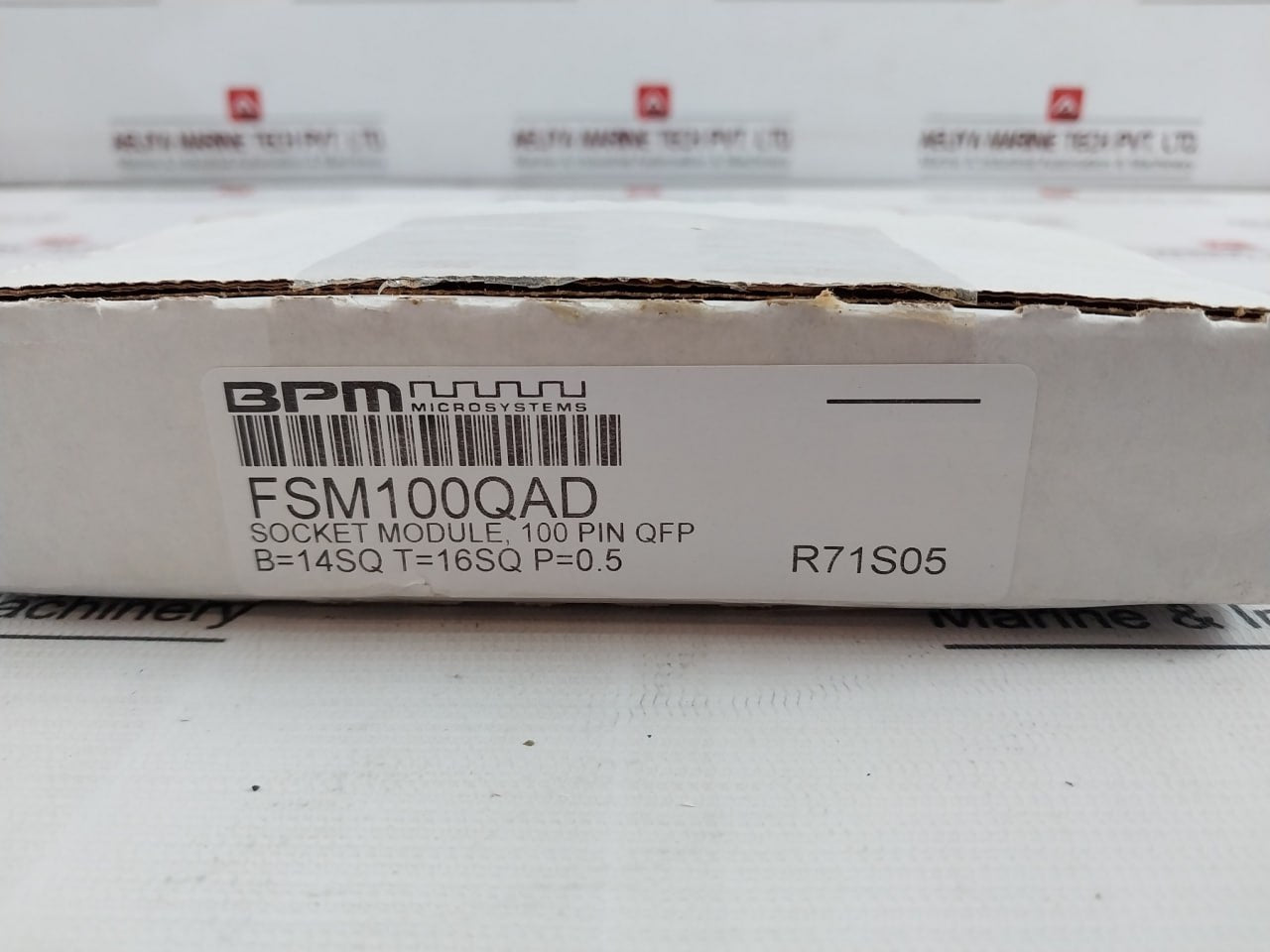 Bpm Microsystems Fsm100Qad Socket Module 100 Pin Qfp Sm100Qad Rev. C