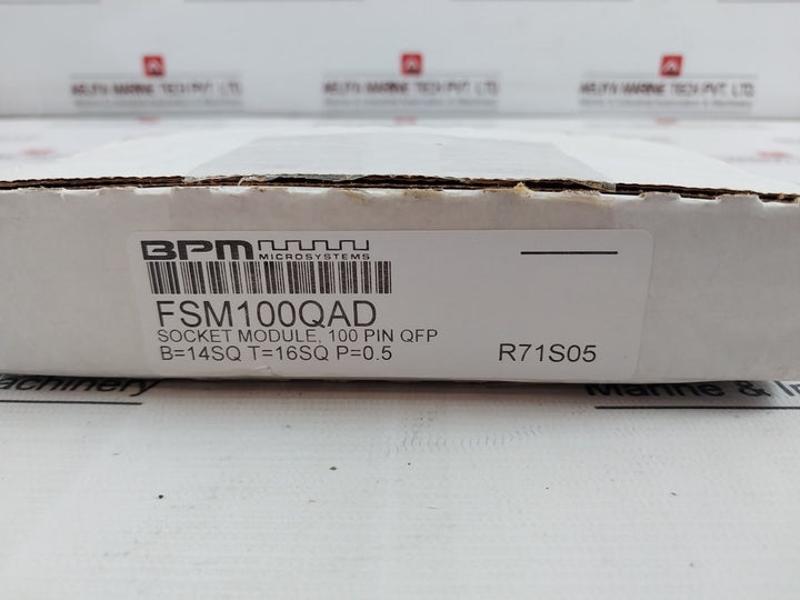 Bpm Microsystems Fsm100Qad Socket Module 100 Pin Qfp Sm100Qad Rev. C