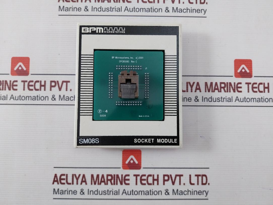 Bpm Microsystems Sm08S Socket Module Sm28P Sm20P Revision: B 94V-0