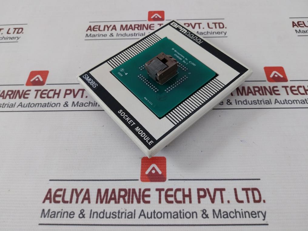 Bpm Microsystems Sm08S Socket Module Sm28P Sm20P Revision: B 94V-0