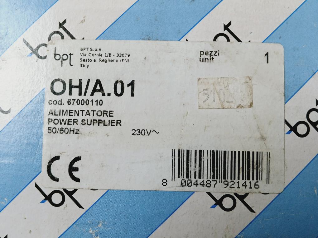 Bpt Oh/A.01 Power Supply Module 230V 50/60Hz 35Va Cod 67000110