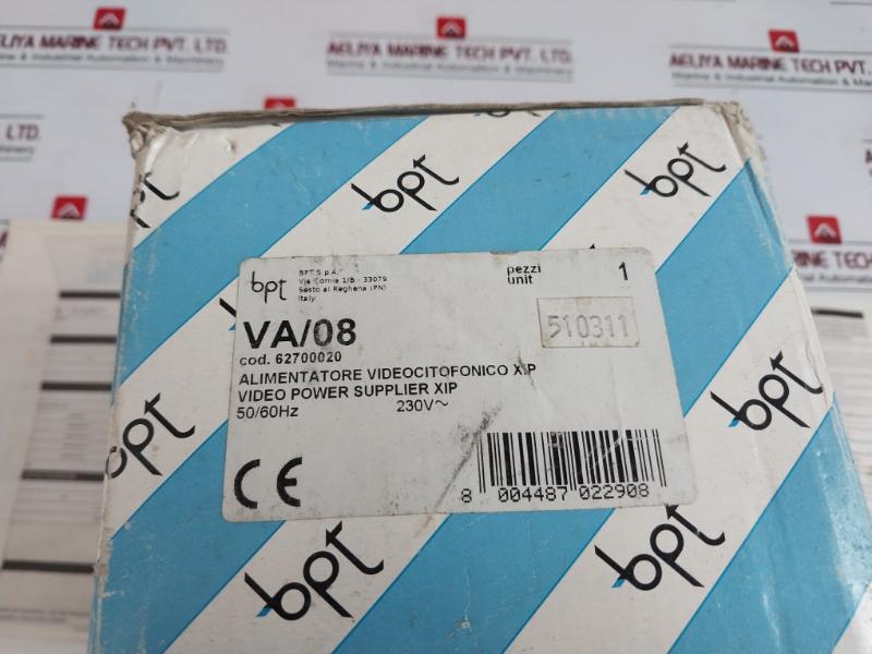 Bpt Va/08 Control Unit And Video Entry Panel Power Supply 230Vac 50/60Hz 0.35A