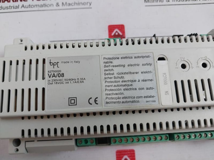 Bpt Va/08 Control Unit And Video Entry Panel Power Supply 230Vac 50/60Hz 0.35A