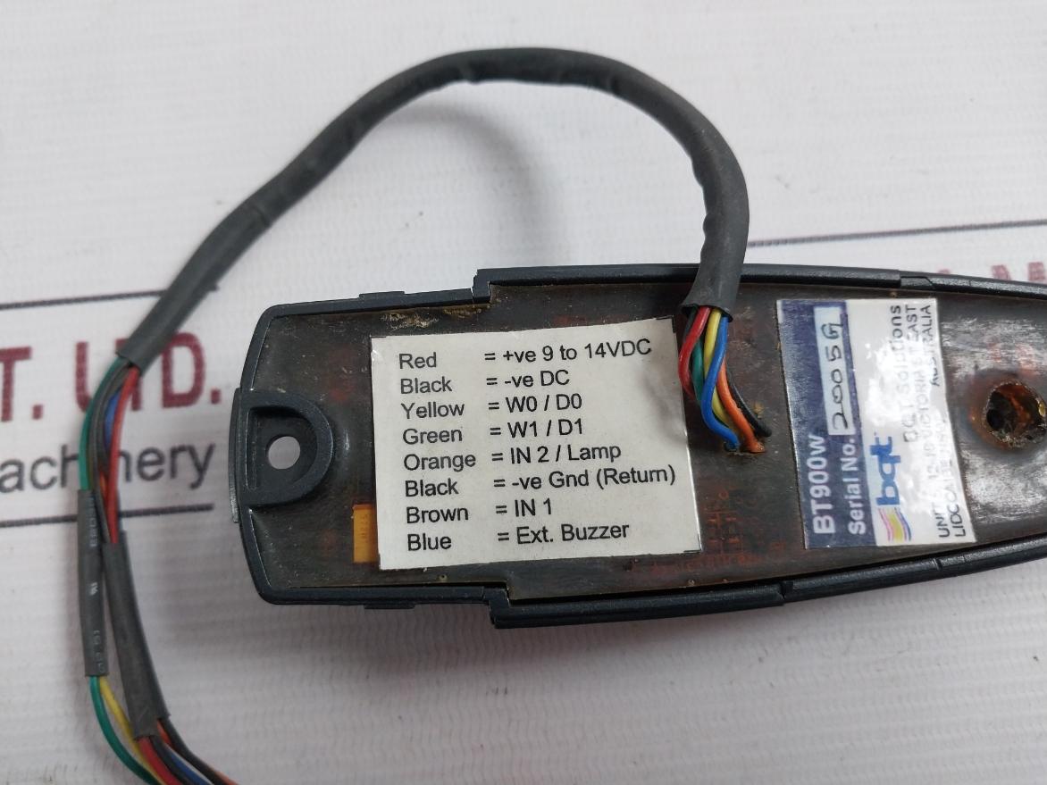 Bqt Bt900W Low Profile Digital Reader 9 To 14Vdc