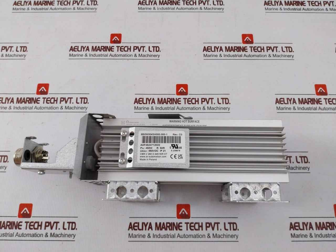 Br-automation 8b0w0045h000.000-1 External Braking Resistor Rev.c0 450w 50r