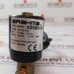 Brahma E7/Ts*A3C Solenoid Valve 220V 60Hz 13Va Ip65