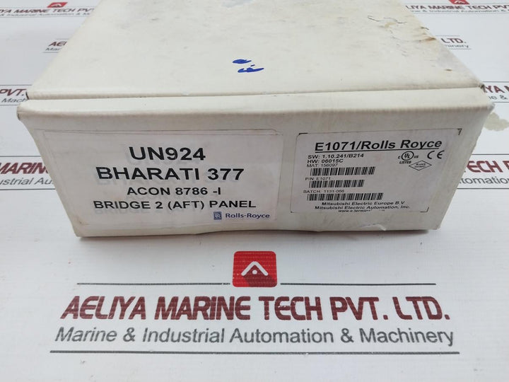 Mitsubishi Electric Hmi Display E1071  24Vdc 0,9A