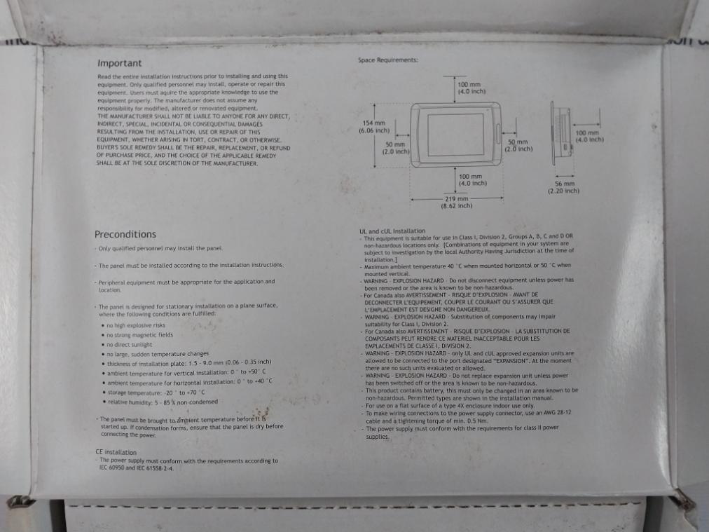 Brand Mitsubishi Electric Hmi Display E1071  24Vdc 0,9A
