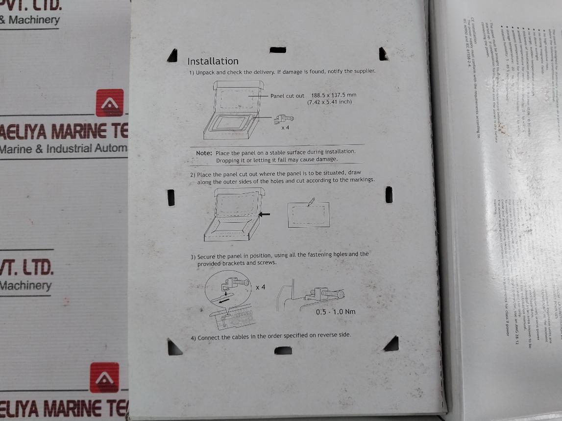 Brand Mitsubishi Electric Hmi Display E1071  24Vdc 0,9A