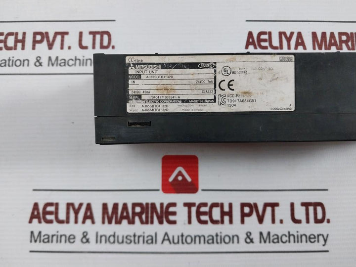 Brand Mitsubishi Electric Input Unit Aj65Sbtb1-32D