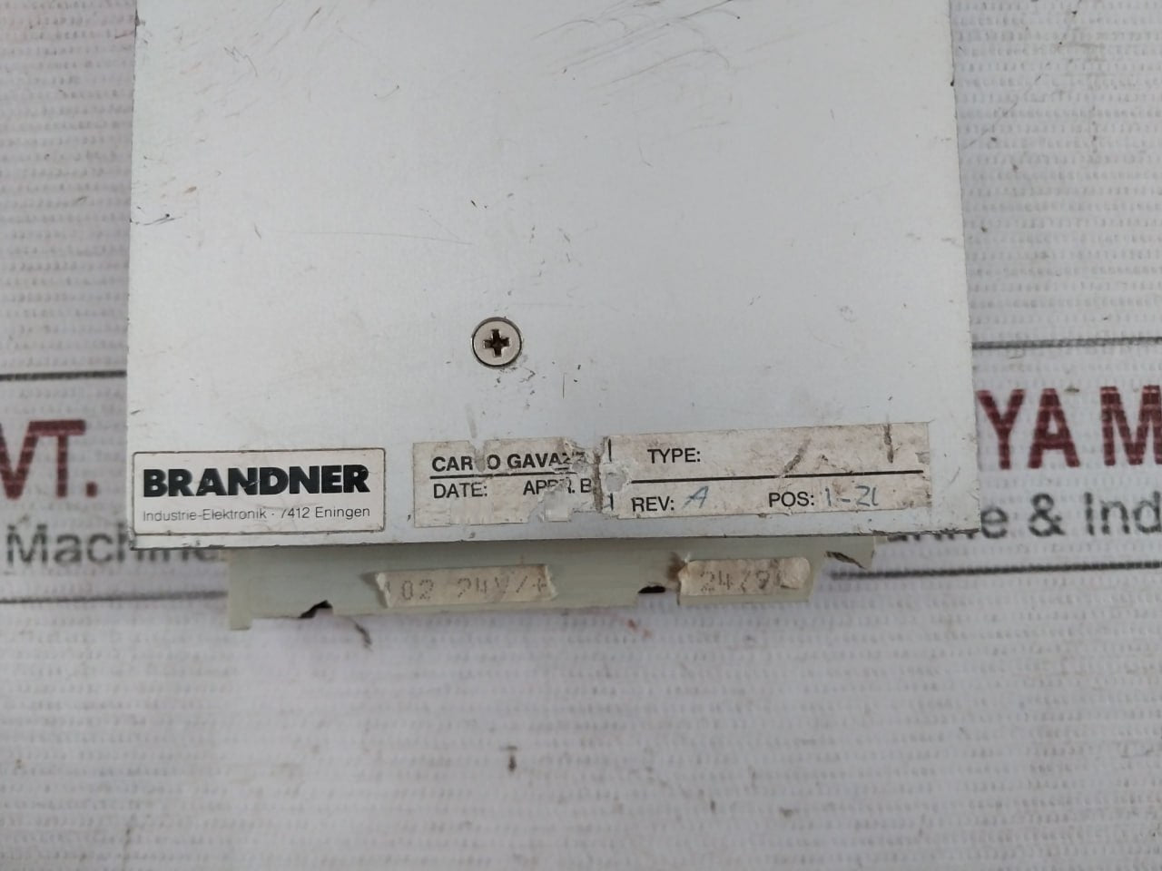 Brandner Printed Circuit Board Module Rev: A 24V 8102H/2