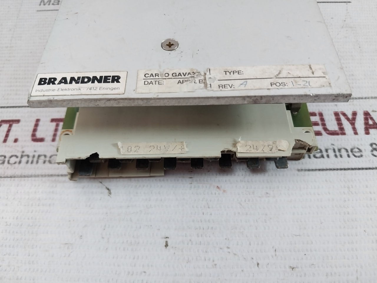 Brandner Printed Circuit Board Module Rev: A 24V 8102H/2