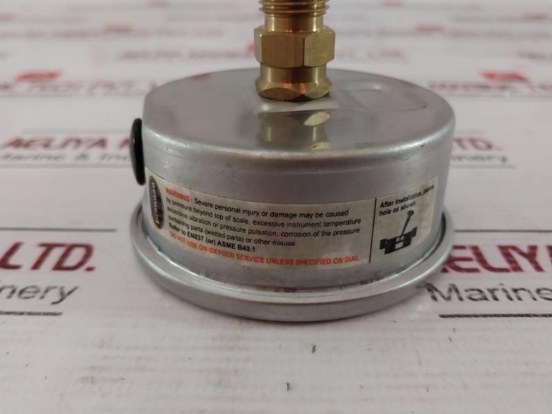 Brannan En 837-1 Pressure Gauge With Clamp 0 To 40 Bar 516050