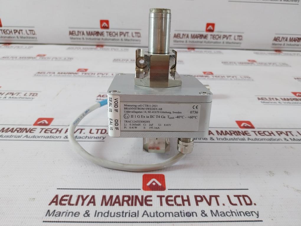 Brannstrom Ctb11-2021 Odme Measuring Cell Trac12Atex0028X 0.165Mh 2Uf 8.41V
