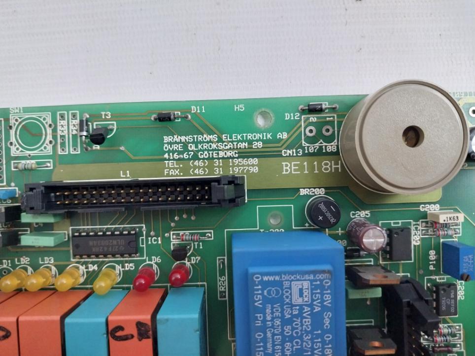 Brannstroms Elektronik Be118H Printed Circuit Board 220Vac