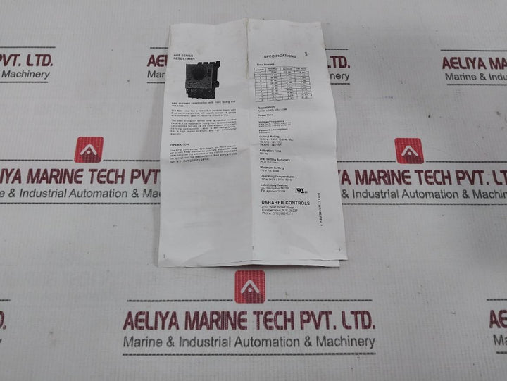 Bre8A6 Electronic Reset Timer 0-10 Min 04640506P